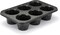Jumbo muffin pan 6 Cup, deep muffin pan extra large cupcake tin black granite finish carbon steel baking pan 3.5dia x3 inch cup